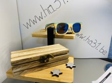 Zonnebril hout design